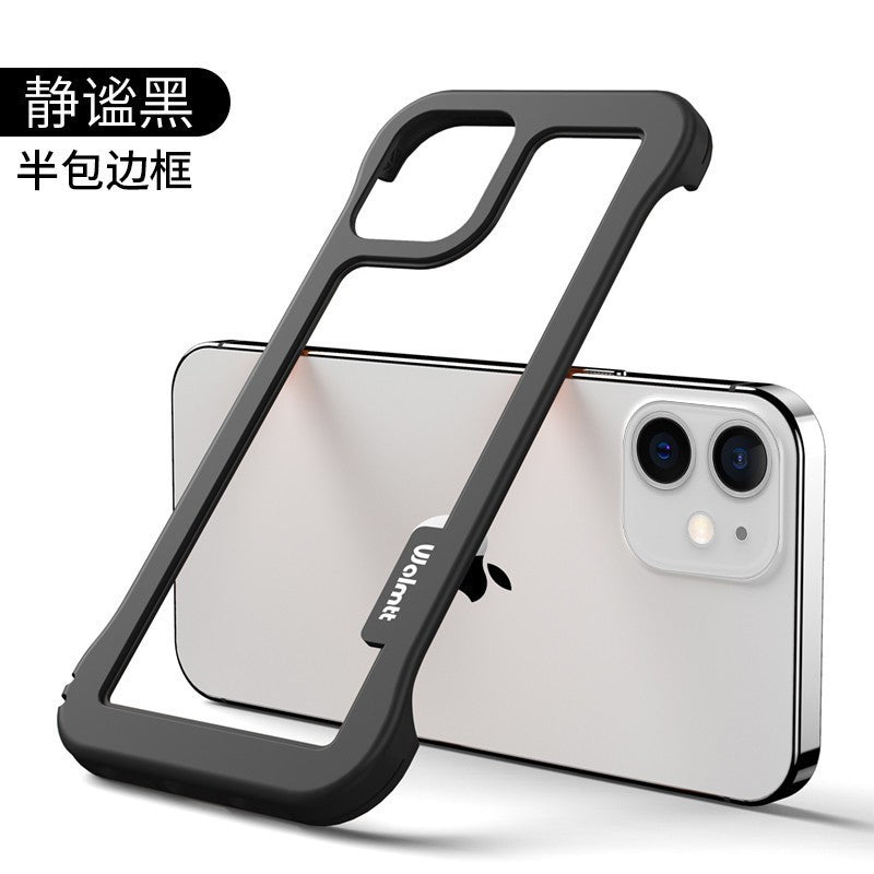 Two-color frameless heat dissipation hollow suitable for iphone15 apple 13 silicone soft edge xr wholesale mobile phone case 16