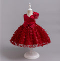 Amazon's new children's clothing skirt butterfly children's dress puffy mesh princess dress little girl model catwalk dress