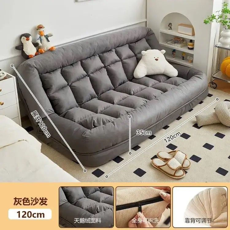 Lazy sofa can lie down and sleep tatami double large human dog house room bedroom living room single sofa