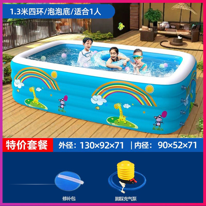 Inflatable swimming pool baby kids indoor swimming pool for home large foldable swimming pool outdoor water pool