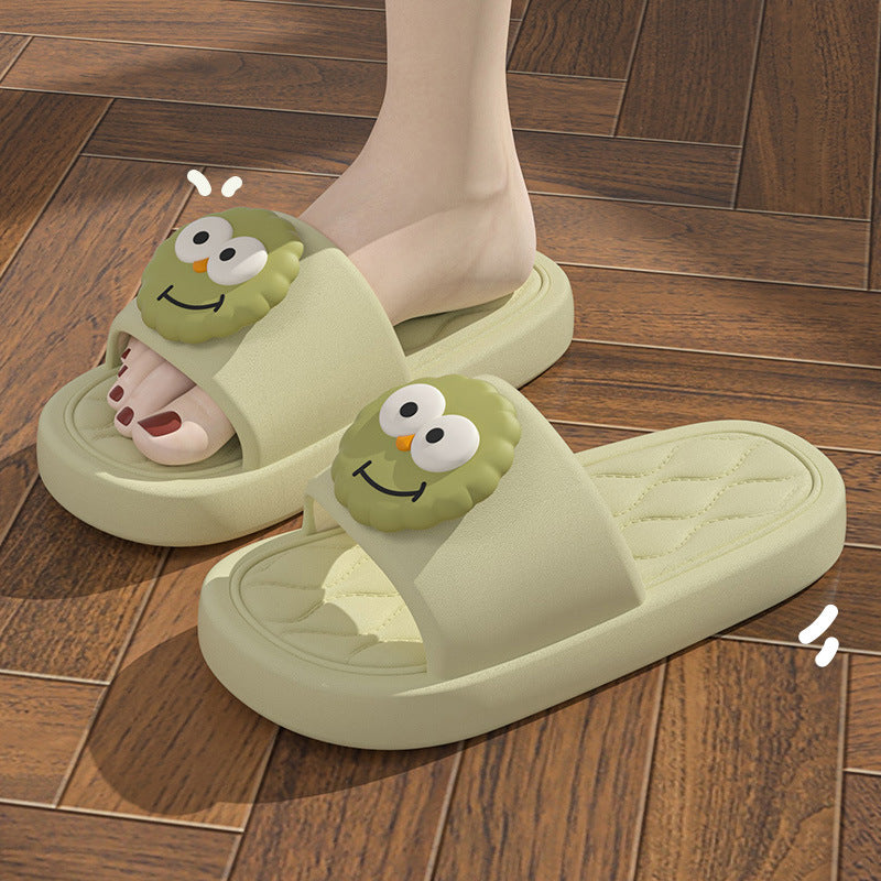2025 new women's summer slippers - cloud-like comfort, soft sole, non-slip, thick-soled, one-strap sandals for home and bathroom use - wholesale