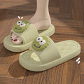 2025 new women's summer slippers - cloud-like comfort, soft sole, non-slip, thick-soled, one-strap sandals for home and bathroom use - wholesale