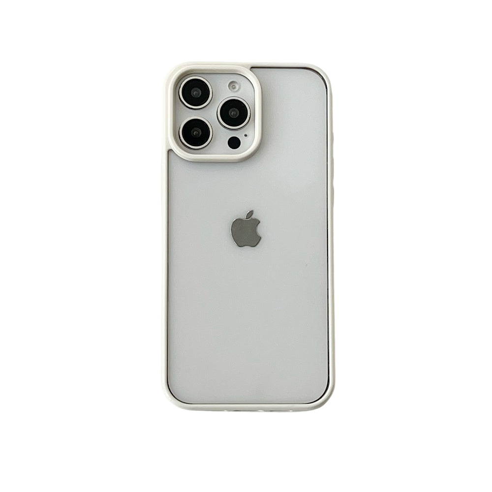 New arrival is suitable for apple 16promax acrylic two-in-one mobile phone case transparent apple 15 simple protective cover 14
