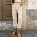 Wishfashion cross-border export  new arrival washed semi-elastic stylisheasiest for match jogger pantsworkwear denim pants