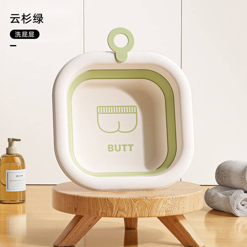 Baby foldable wash basin set - 3 piece portable washbasin for newborns and toddlers