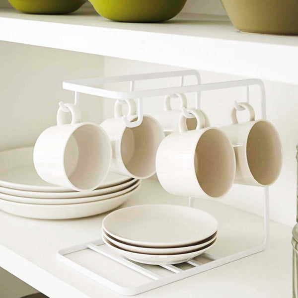 Japanese wrought iron cup rack, kitchen upside down drain cup rack, household glass wine glass storage hanger wholesale