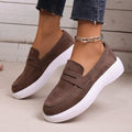 spring/autumn new arrivals: plus-size chunky sole flats for women, sizes 36-43. wholesale available. dropshipping to  and