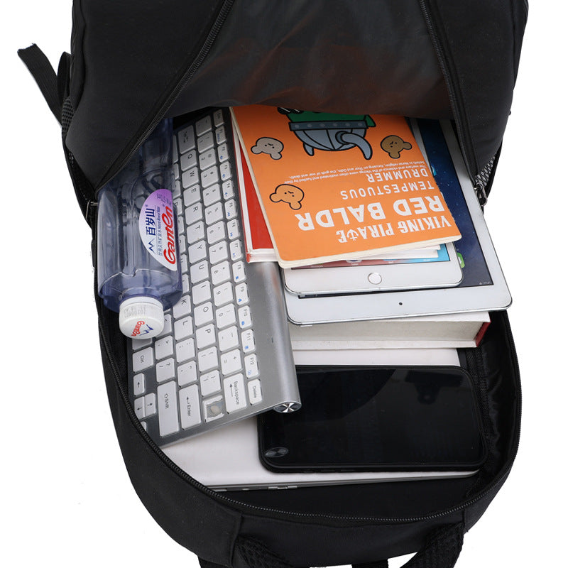 New high school students schoolbags, boys and girls, junior high school students backpack trend Korean version of large-capacity business computer bag