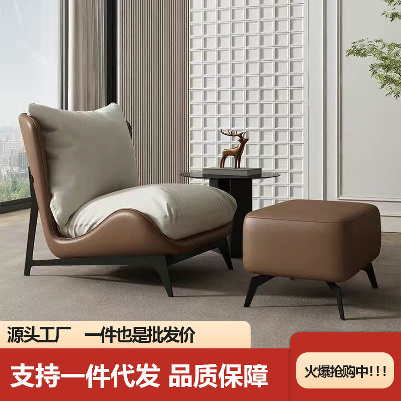 One-piece drop shipping single person can sit or lie down sofa bedroom living room balcony casual sofa chair office lazy sofa