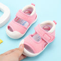 Baby sandals for boys, summer first walker shoes, 0-1-2 years old infant anti-slip soft sole mesh shoes for babies and toddlers, baby girl shoes