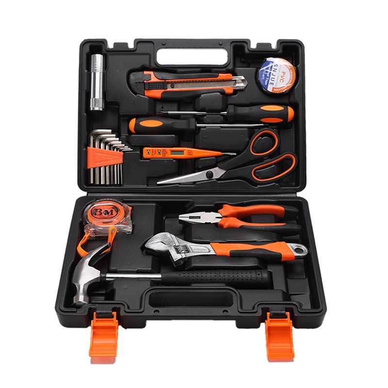 Scissors 20-piece set Medium household carbon steel toolbox set Combination tool gift set 304-20