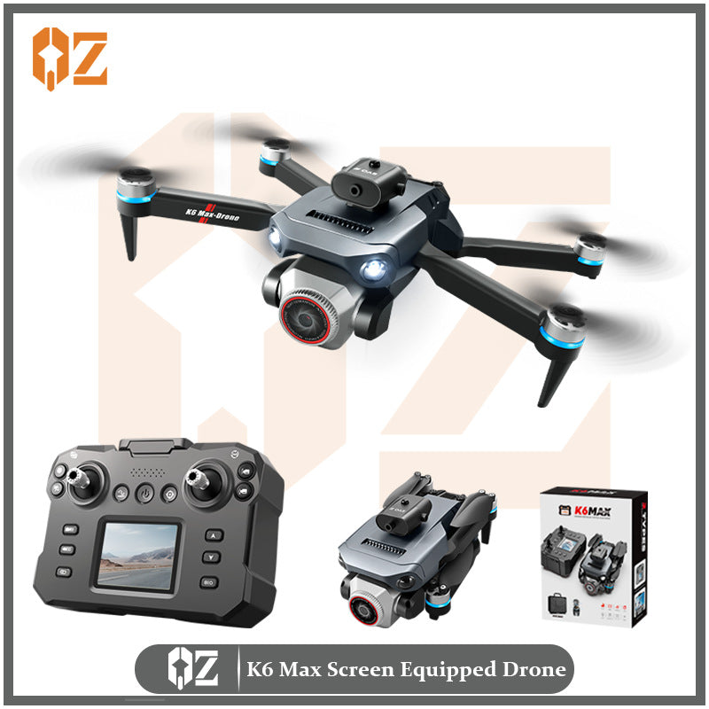 K6 max drone with screen remote control - professional aerial photography, long endurance, brushless motor aircraft, remote control airplane toy