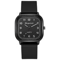square alloy case silicone strap vintage style women's new quartz watch women's factory direct sales wholesale