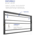 Electric vertical lift window for villa balcony commercial projects - aluminum double-layer insulated remote control lift window