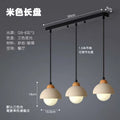 Beige three-head long plate