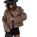 Aliexpress new arrival: stylish british-style plaid print wool blend blazer