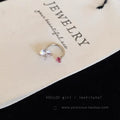 Luxury blue titanium steel stud earrings for women - 2026 new arrival, trendy horseshoe ear cuff earrings, elegant ear jewelry