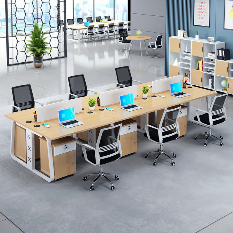 Saint li office desk and chair set - modern minimalist design for financial professionals, ideal for office workstations, cubicles, and private workspaces