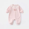 Spring & fall stylelong sleeves jumpsuit baby baby autum clothes monthly age early autum outing clothes autum clothes infant khaki