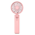 new arrival handheld double-leaf fan for home desktop foldable small fan usb outdoor portable hiking buckle fan