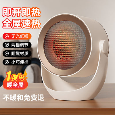 wall-mounted & desktop space heater - portable electric heater for home, office, and dorm room (110v)