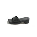 hot-selling 2025 new wedge heel slippers for women, summer outdoor wear, thick-soled, non-slip, fashionable, versatile, mid-heel sandals for export