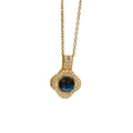 High-quality elegantaccessible luxury full zirconium copper micro-embedded necklace for women, real gold electroplated, simple internet celebrity exquisite sweater chain neck chain