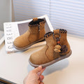 Retro pendant mongolian velvet short boots autumnew arrivalgirlfashion boots kidsboots baby boots
