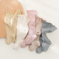 Babylon baby socks women's long tube baby kidskidskids high tube socks floral loose mouth newborn non-leg girl socks