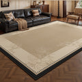 Carpet living room french retro medieval style ice silk mat carpet no-wash and wipeable sofa coffee table floor mat