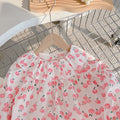 new arrival: 100% cotton girls' blouse - spring/autumn long sleeve, peter pan collar, sweet & korean style baby shirt