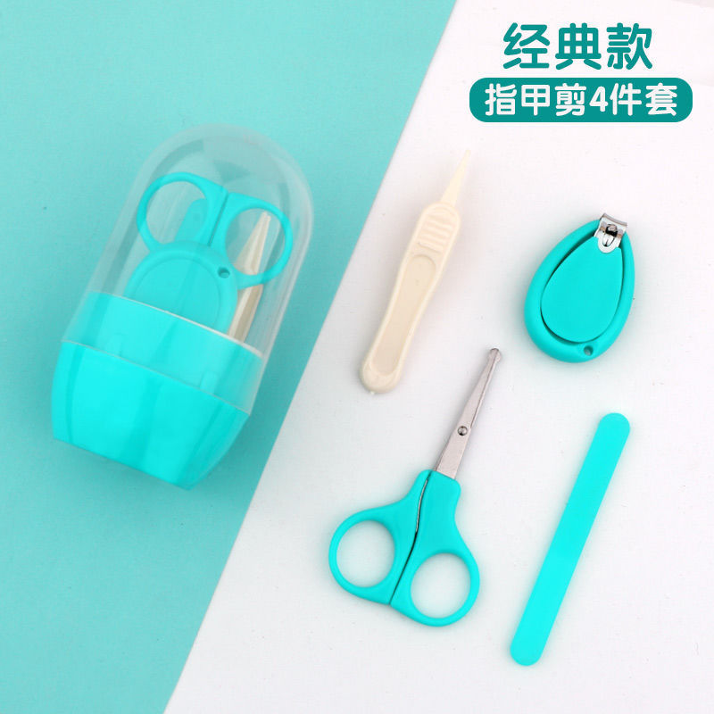 Baby nail clipper set - newborn & infant nail clippers with nail file - anti-pinching safety design