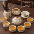Huang rufengshang·dunhuang fengling-xi shi pot tea ceremony 11 heads
