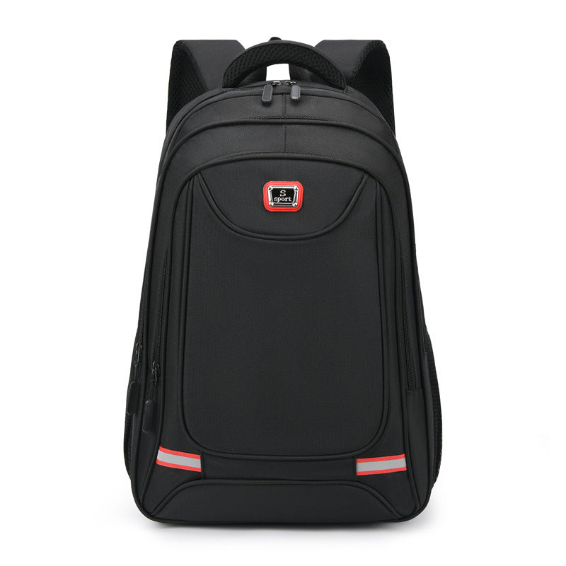 Printed logo backpack men's and women's luggage bag large capacity business trip backpack school bag business computer bag arc