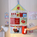 Dopamine dorm storage hanging organizer - multi-purpose wall-mounted storage bag for dorm room bedsides and behind doors