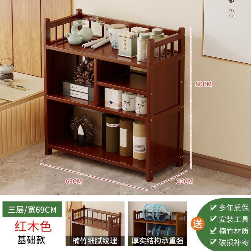 New chinoiserie bogu rack small tea cabinet tea set storage rack tea display rack tea rack tea room tea cabinet ornaments