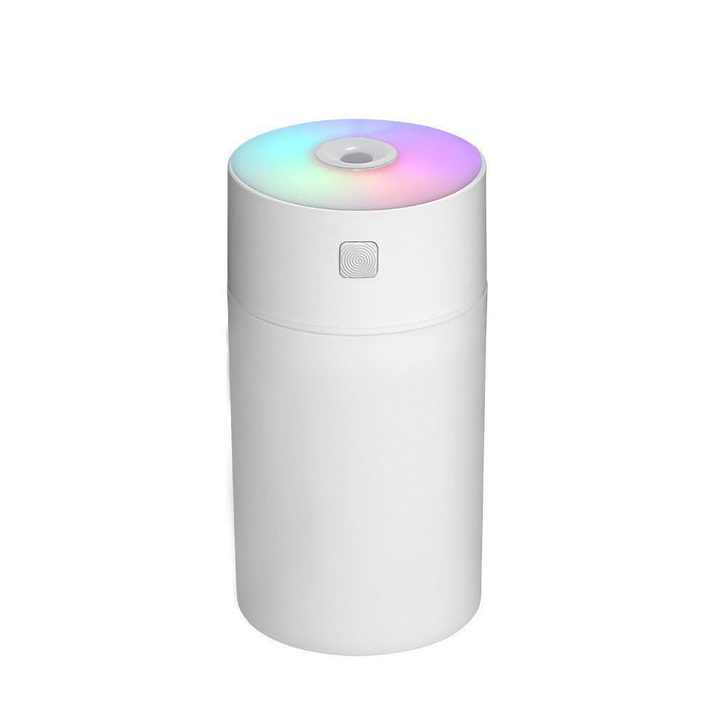 Car humidifier & aromatherapy diffuser - eliminates odors, adds fragrance, moisturizes, ambient lighting, power-off protection, night light, freshens the entire vehicle