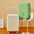 Simple luggage student pull rod box password box universal wheel leather box ins large capacity suitcase