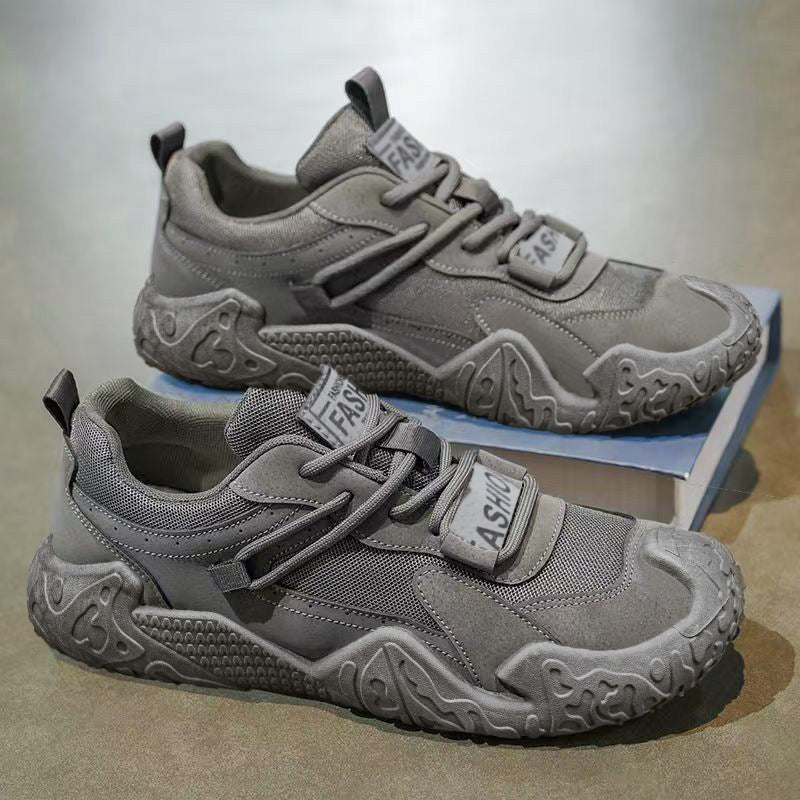 Men's safety shoes - summer mesh breathable construction work shoes - anti-slip, wear-resistant, athletic, casual, outdoor hiking trendy shoes