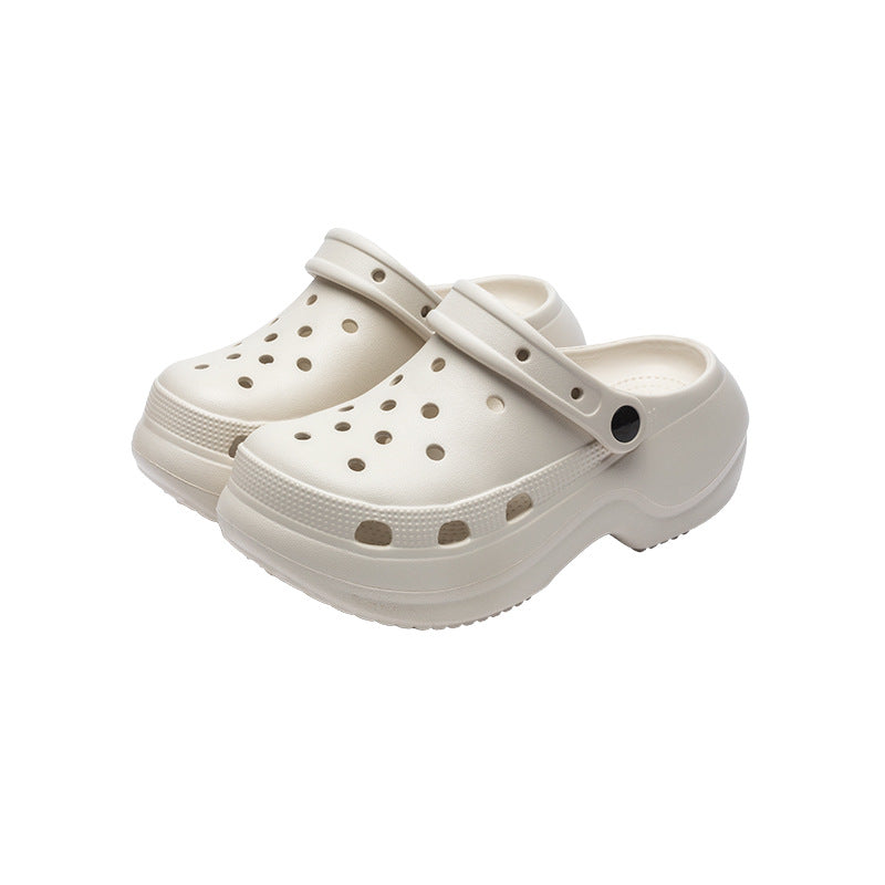 Women's clogs - new summer collection: thick-soled, anti-slip beach sandals with closed toe for adults. perfect for the beach and everyday wear