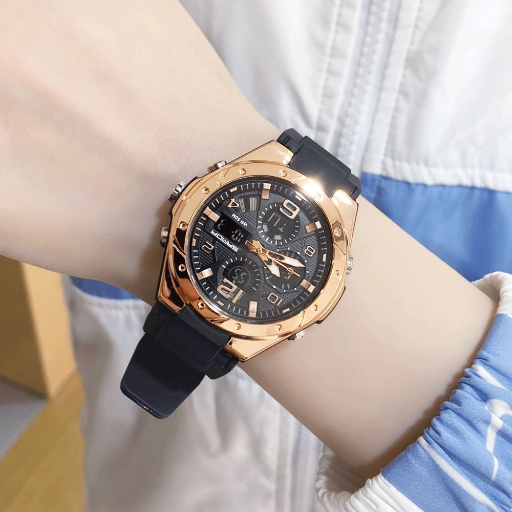 Teen girls' watch - trendy student style, middle & high school, kids' sports watch, luminous, waterproof, multifunctional electronic watch for girls