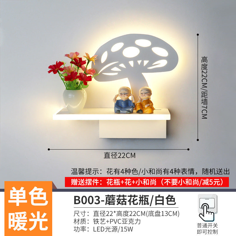 The whole network low-cost led corridor aisle entrance light new Nordic stairs balcony bedroom bedside background wall wall lamp