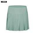 Carefully selected new water-cooled elastic fashionpleated skirt double-layer fashion tape three-point sports pants dk383
