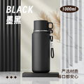 Outdoor 316 stainless steel double-walled vacuum insulated large capacity thermos - men's travel hiking tea infuser bottle