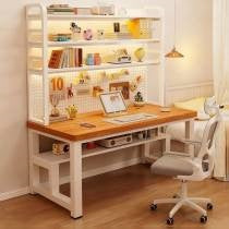 Computer desk for home student bedroom simple desk bookshelf all-in-one writing desk high-looking perforated board study table