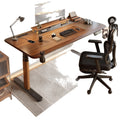 Electric adjustable height desk, solid wood desk, dual motor computer desk, desktop gaming desk, study desk, office desk, minimalist table