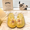 2025 summer new floral flip-flops women's outdoor thick-soled fashionable versatile home slippers beach sandals