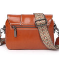 High-end oil wax leather small bag for women springnew arrival crossbody bag for women small square bag easiest for match genuine leather women's bag shoulder bag