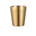 304 korean style stainless steel double-walled drinking cup - gold bbq restaurant beer mug - stepped gold tiered cup - cold drink cup