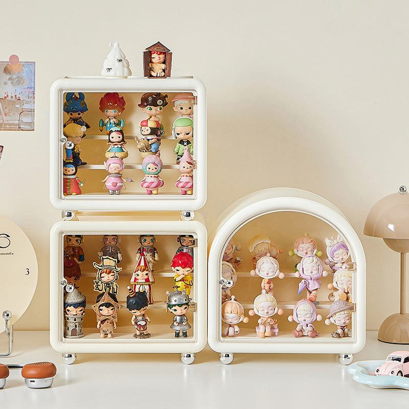 Blind Box Storage Display Cabinet Large Capacity POP MART Lego Figure Display Box Dust Storage Box Doll